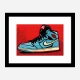 Air Jordon Sneakers Graffiti Style 8 Wall Art