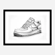 Air Force 1 Sneakers Graffiti Style 3 Wall Art