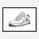Air Force 1 Sneakers Graffiti Style 3 Wall Art