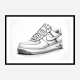 Air Force 1 Sneakers Graffiti Style 3 Wall Art
