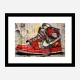 Air Jordon Sneakers Graffiti Style 9 Wall Art