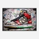 Air Jordon Sneakers Graffiti Style 11 Wall Art