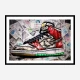 Air Jordon Sneakers Graffiti Style 11 Wall Art