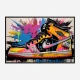Air Jordon Sneakers Graffiti Style 12 Wall Art