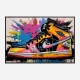 Air Jordon Sneakers Graffiti Style 12 Wall Art
