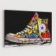 Converse Classics Sneakers Graffiti Style Wall Art