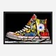 Converse Classics Sneakers Graffiti Style Wall Art