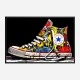 Converse Classics Sneakers Graffiti Style Wall Art