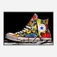 Converse Classics Sneakers Graffiti Style Wall Art