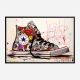 Converse Classics Sneakers Graffiti Style 1 Wall Art