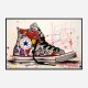 Converse Classics Sneakers Graffiti Style 1 Wall Art