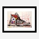 Converse Classics Sneakers Graffiti Style 1 Wall Art