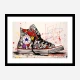 Converse Classics Sneakers Graffiti Style 1 Wall Art