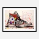 Converse Classics Sneakers Graffiti Style 1 Wall Art