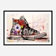 Converse Classics Sneakers Graffiti Style 1 Wall Art