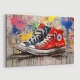 Converse Classics Sneakers Graffiti Style 2 Wall Art