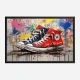 Converse Classics Sneakers Graffiti Style 2 Wall Art