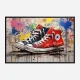 Converse Classics Sneakers Graffiti Style 2 Wall Art