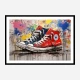 Converse Classics Sneakers Graffiti Style 2 Wall Art