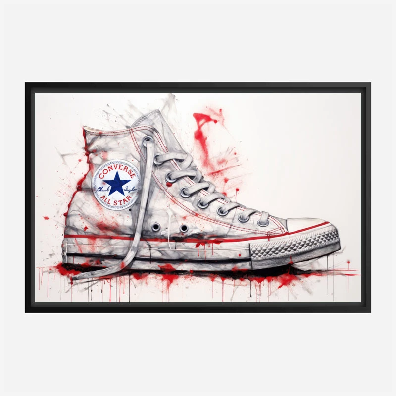 Converse Classics Sneakers Graffiti Style 3 Wall Art