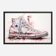 Converse Classics Sneakers Graffiti Style 3 Wall Art