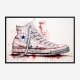 Converse Classics Sneakers Graffiti Style 3 Wall Art