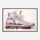 Converse Classics Sneakers Graffiti Style 3 Wall Art