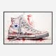 Converse Classics Sneakers Graffiti Style 3 Wall Art