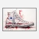 Converse Classics Sneakers Graffiti Style 3 Wall Art
