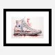 Converse Classics Sneakers Graffiti Style 3 Wall Art