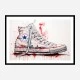 Converse Classics Sneakers Graffiti Style 3 Wall Art