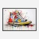 Converse Classics Sneakers Graffiti Style 4 Wall Art