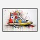 Converse Classics Sneakers Graffiti Style 4 Wall Art