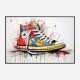 Converse Classics Sneakers Graffiti Style 4 Wall Art