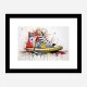 Converse Classics Sneakers Graffiti Style 4 Wall Art