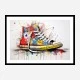 Converse Classics Sneakers Graffiti Style 4 Wall Art