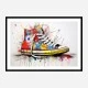 Converse Classics Sneakers Graffiti Style 4 Wall Art