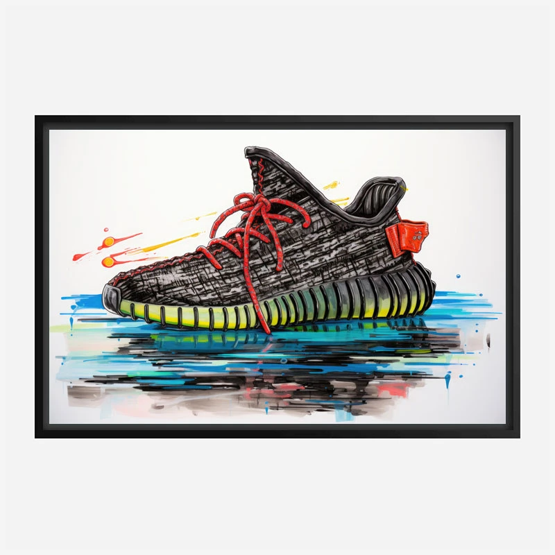 Yeezy Boost 350 Sneakers Wall Art
