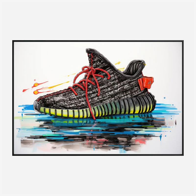 Yeezy Boost 350 Sneakers Wall Art