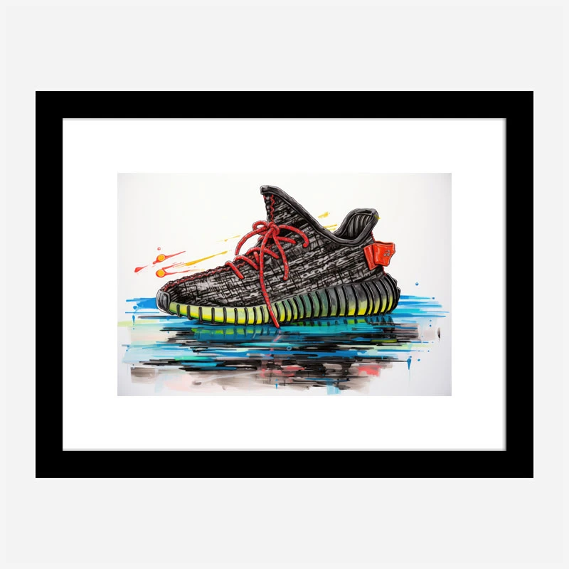 Yeezy Boost 350 Sneakers Wall Art