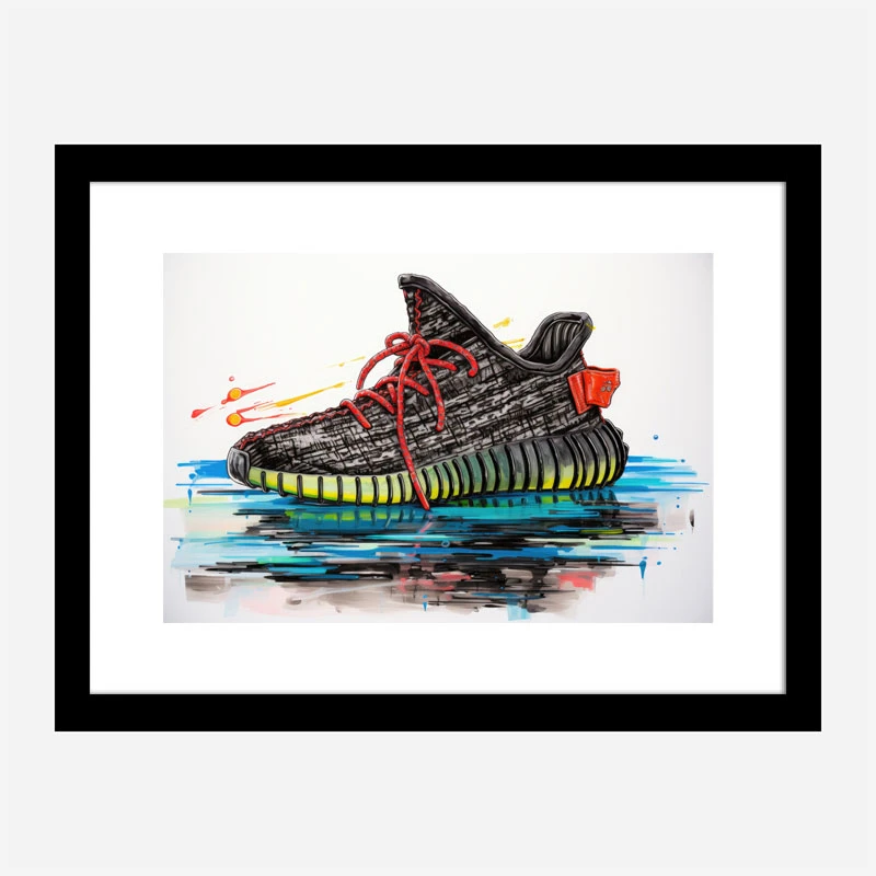 Yeezy Boost 350 Sneakers Wall Art