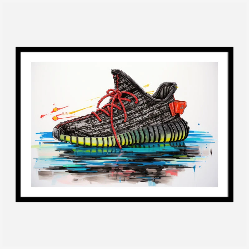Yeezy Boost 350 Sneakers Wall Art