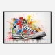 Converse Classics Sneakers Graffiti Style 5 Wall Art