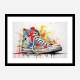 Converse Classics Sneakers Graffiti Style 5 Wall Art