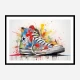 Converse Classics Sneakers Graffiti Style 5 Wall Art