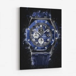 AP Offshore in Blue Abstract Art Print