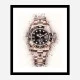 GMT Master Rose Gold Abstract Art Print