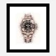 GMT Master Rose Gold Abstract Art Print