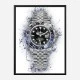 Rolex Batman Abstract Art Print