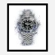 Rolex Batman Abstract Art Print